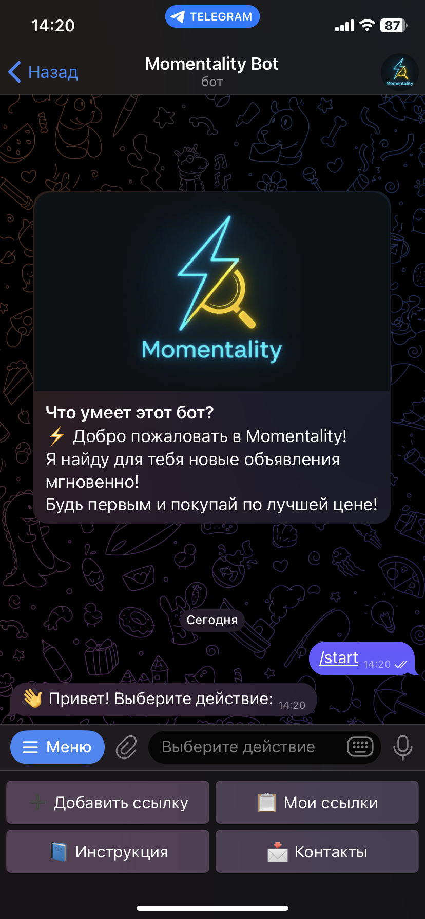 Momentality Bot